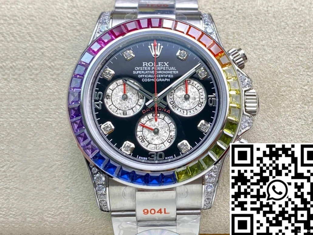 RBOW Dial Cosmograph Diamond-set 116599 JH Factory Rolex Daytona 0423
